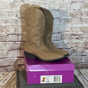 Rampage Tan Heeled Boots
